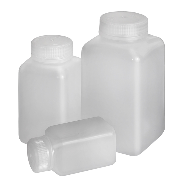 Wide-mouth square bottle PP 60 ml